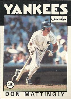 1986 O-Pee-Chee Baseball Cards 180     Don Mattingly